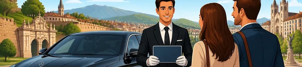 Servicio de traslado privado de lujo: de Pamplona a Vitoria