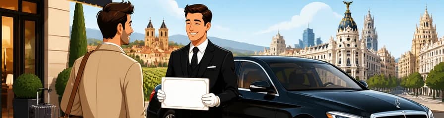 Servicio de traslado privado: de Logroño a la ciudad de Madrid