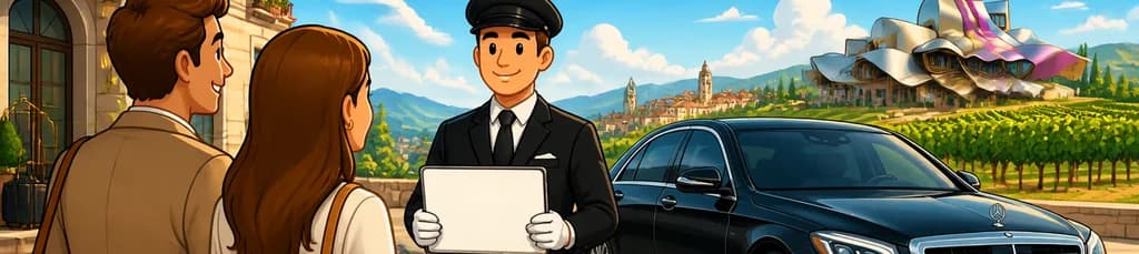 Servicio de traslado privado de lujo de Pamplona a Elciego