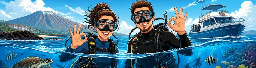 Curso PADI para buceadores de aguas abiertas en la isla de Tenerife