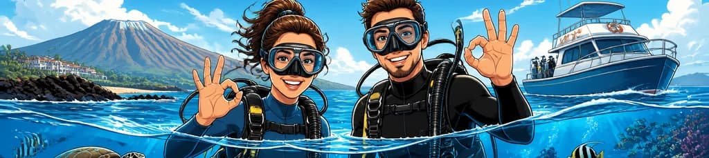 Curso PADI para buceadores de aguas abiertas en la isla de Tenerife