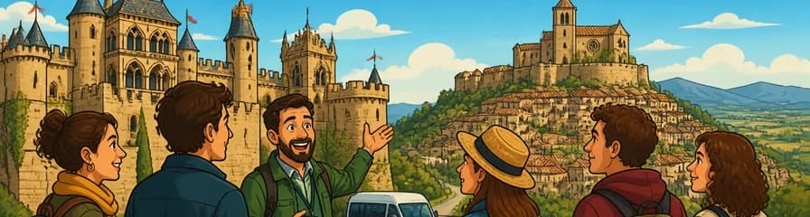 Exploración del Palacio Real de Olite y el Monasterio de Ujué partiendo de Pamplona