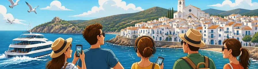 Excursión en barco desde Rosas a Cadaqués con audioguía gratuita
