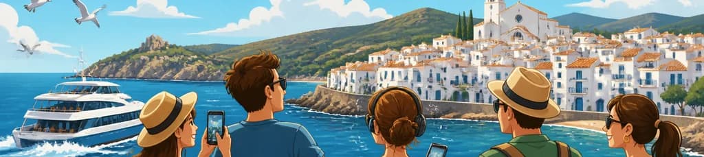 Excursión en barco desde Rosas a Cadaqués con audioguía gratuita