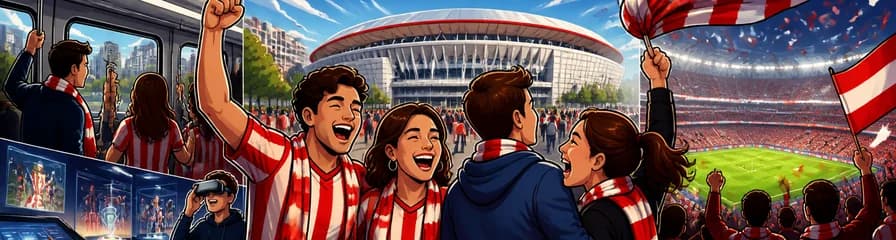 Vive la emoción de un partido del Atlético de Madrid junto a la afición local en Madrid