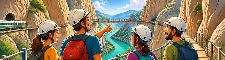Vive la aventura del Caminito del Rey en una excursión de un día completo