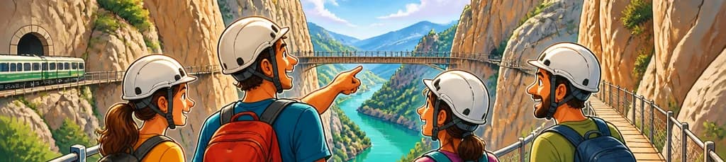 Vive la aventura del Caminito del Rey en una excursión de un día completo
