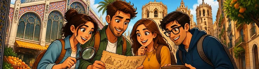 Aventura de búsqueda del tesoro guiada y juego de escape al aire libre en Valencia