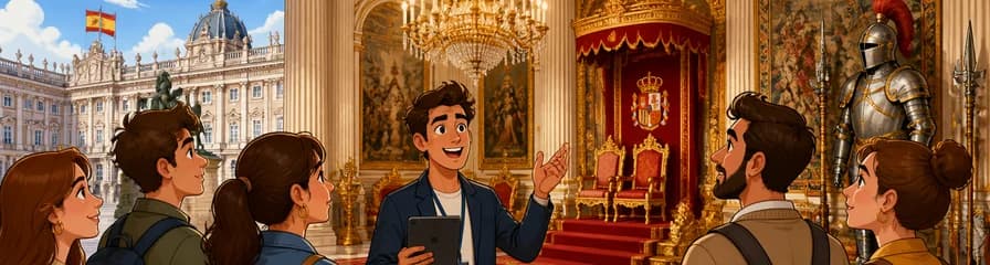 Recorrido histórico por el Palacio Real de Madrid con guía digital