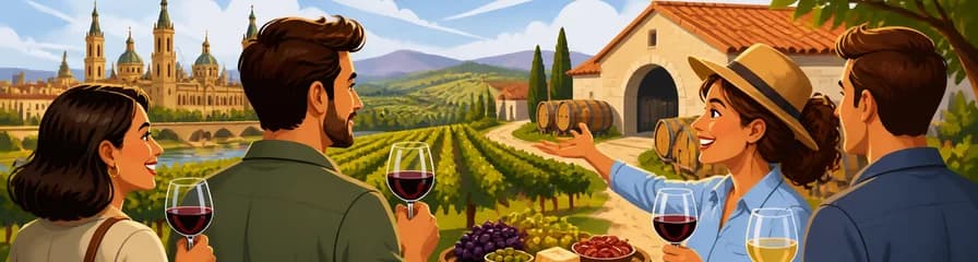 Tour de medio día por bodegas con salida desde Zaragoza