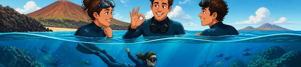 Talleres de buceo libre en Lanzarote