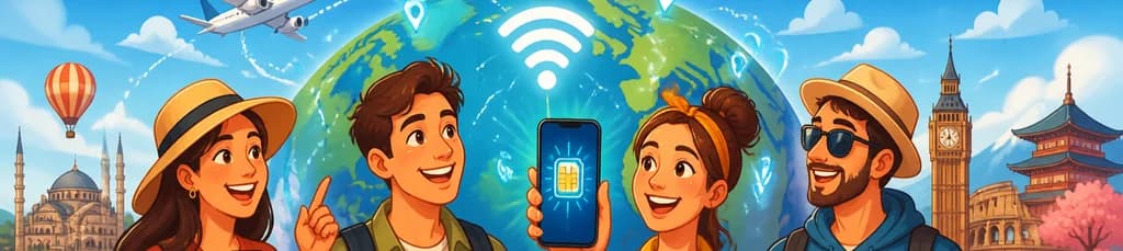 Conectividad global sin interrupciones con la eSIM de viaje
