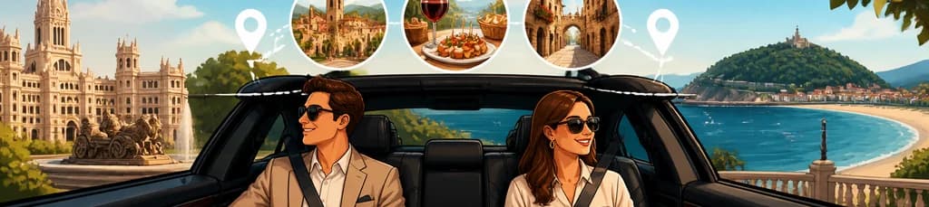 Traslado privado: Madrid y San Sebastián