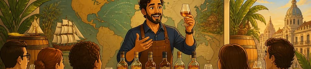 Descubre el mundo del ron en una cata internacional en Madrid con un Rummelier experto