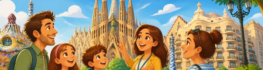 BARCELONA: Descubra la Sagrada Familia y los Puntos Destacados de la Ciudad para Niños desde 1 £
