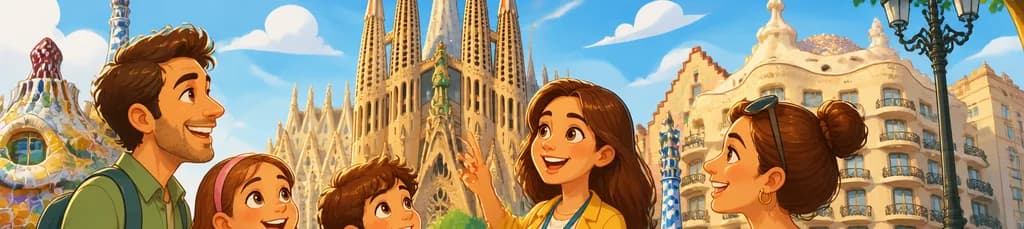 BARCELONA: Descubra la Sagrada Familia y los Puntos Destacados de la Ciudad para Niños desde 1 £