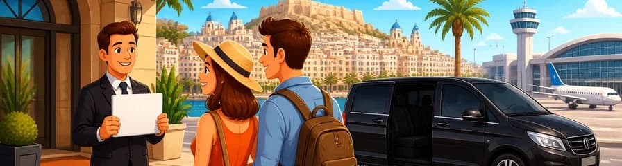 Traslado privado de salida desde Alicante al aeropuerto de Alicante (ALC)
