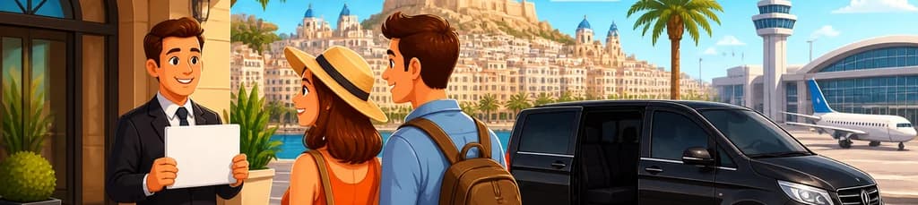 Traslado privado de salida desde Alicante al aeropuerto de Alicante (ALC)