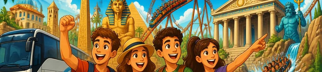 Entradas para el Parque Temático Terra Mítica con transporte de ida y vuelta desde Valencia