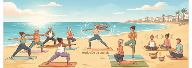 Yoga en la playa: Desconecta para volver a conectar (Clase bilingüe español e inglés)