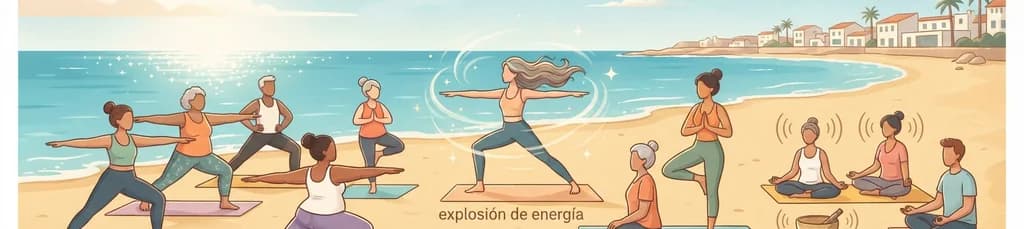 Yoga en la playa: Desconecta para volver a conectar (Clase bilingüe español e inglés)