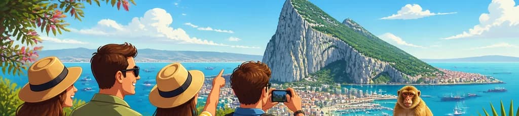 Descubre Gibraltar: El Peñón y la Cueva de San Miguel en una excursión desde Sevilla