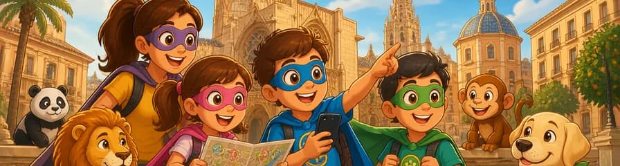 Kid Quest en Valencia: Aventura de Superhéroes por la Ciudad para Niños (de 4 a 8 años)