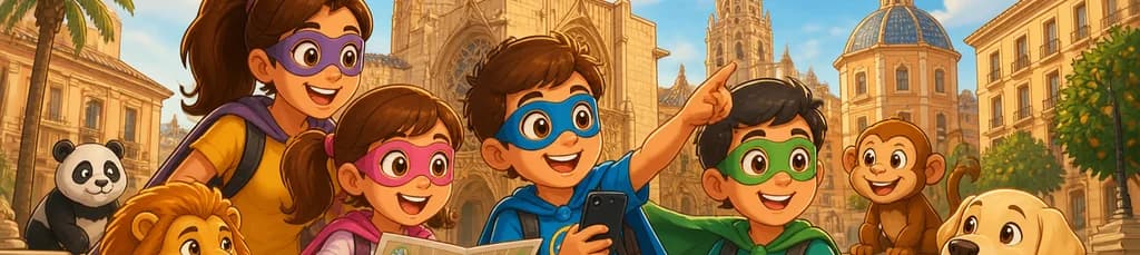 Kid Quest en Valencia: Aventura de Superhéroes por la Ciudad para Niños (de 4 a 8 años)
