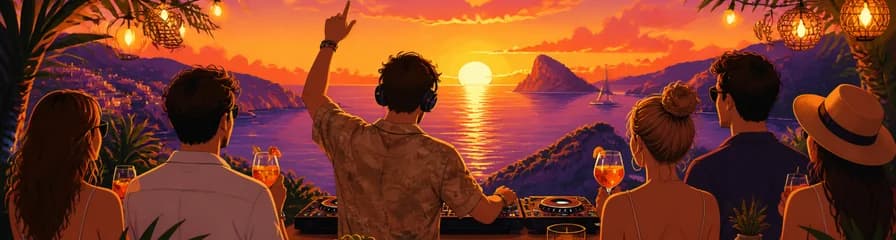 Puesta de sol exclusiva con música de DJ en vivo en Mallorca