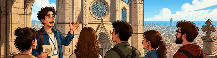 Entrada y recorrido acompañado por la Basílica de Santa María del Mar en Barcelona