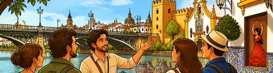 Recorrido privado a pie por el río y el barrio de Triana en Sevilla