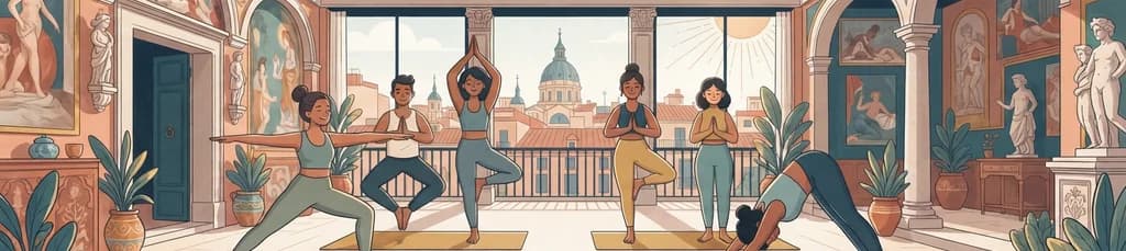 Sesión de Yoga con We/On en Casa de Las Artes