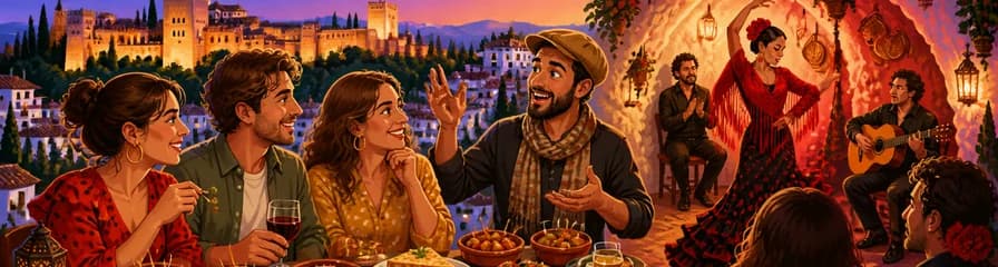 Recorrido de Flamenco y Tapas en Granada