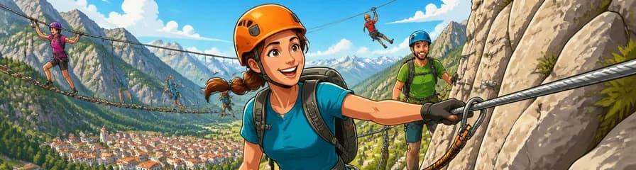 Vive la emocionante aventura de la Vía Ferrata La Araña en la Sierra de Güéjar