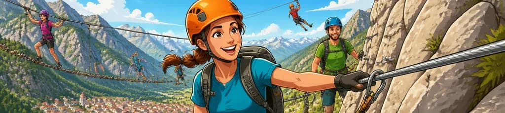 Vive la emocionante aventura de la Vía Ferrata La Araña en la Sierra de Güéjar