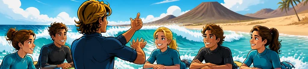 Disfruta de una Clase de Surf de Cuatro Horas en Corralejo, Fuerteventura