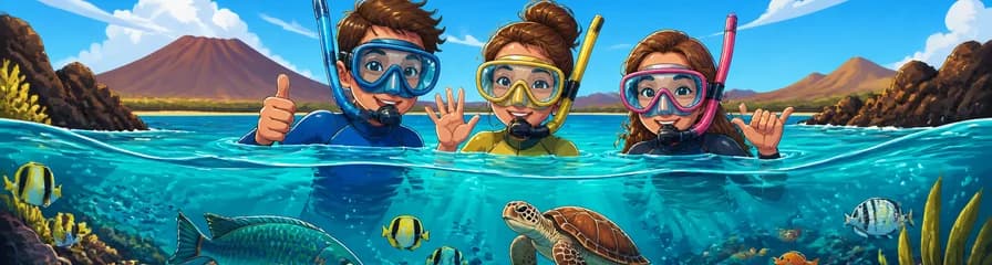 Exploración de la vida marina de Fuerteventura practicando snorkel