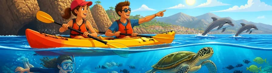 Aventura en kayak y snorkel para el avistamiento de tortugas en Tenerife