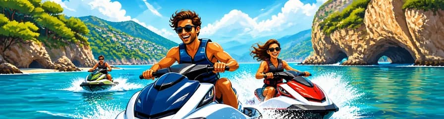 Experimenta la terapia de moto acuática para el alma en la costa de Santa Ponsa