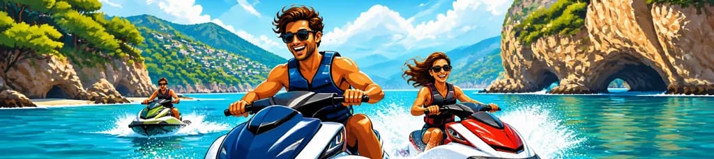 Experimenta la terapia de moto acuática para el alma en la costa de Santa Ponsa