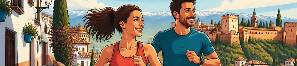 Recorrido de running por los encantos de Granada