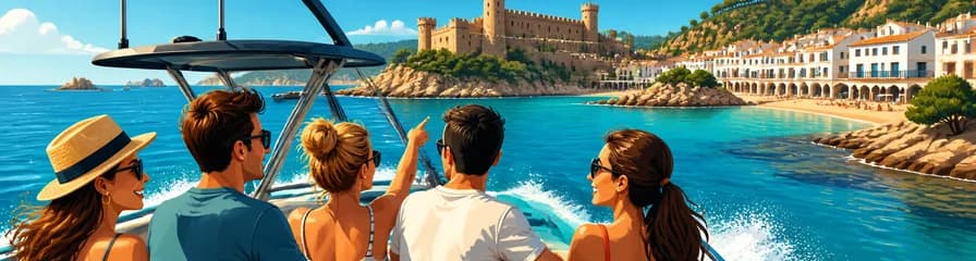 Travesía en barco desde Platja d'Aro con destino a Calella de Palafrugell