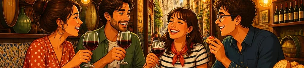 Experiencia de tapas y vino al mediodía en bodegas ocultas del casco antiguo de Barcelona