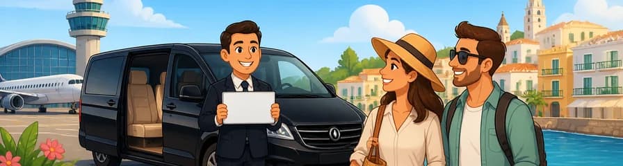 Servicio de traslado privado unidireccional desde el aeropuerto de Ibiza con destino a la ciudad