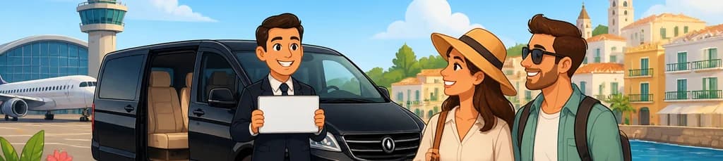 Servicio de traslado privado unidireccional desde el aeropuerto de Ibiza con destino a la ciudad