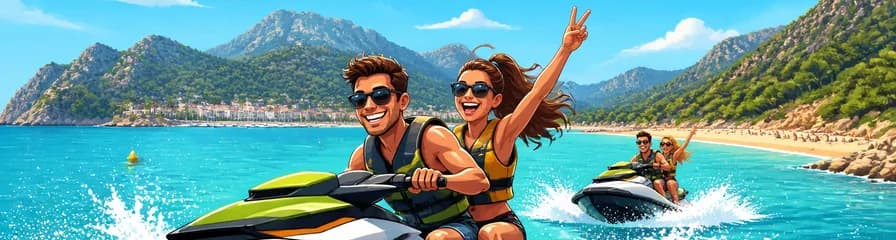 Aventura en moto acuática por la playa de Formentor y la bahía de Pollensa