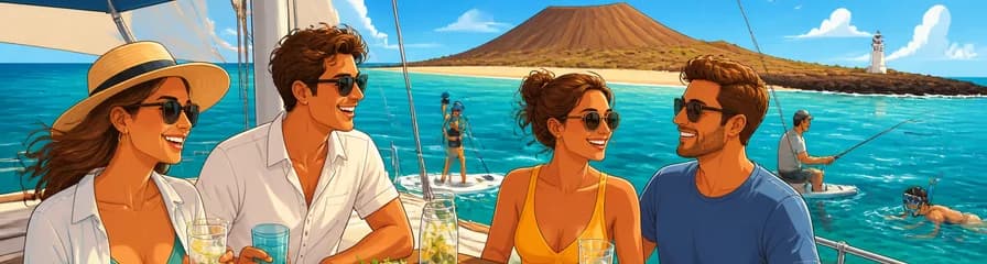 Travesía en barco privada a la Isla de Lobos con salida desde Corralejo