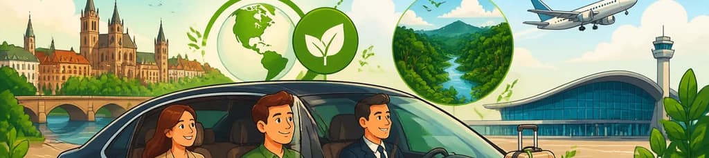 Traslado privado con compensación de CO2: salida de Valladolid al Aeropuerto VLL
