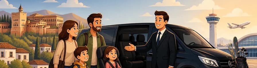 Servicio de traslado privado: desde Granada hasta el aeropuerto de Sevilla (SVQ)
