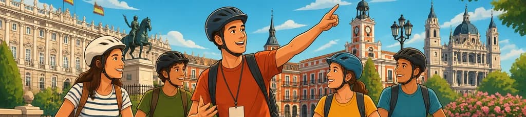 Recorrido ciclista guiado por Madrid